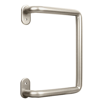 National Hardware Troy 5/8 in. D X 6-3/32 in. L Satin Nickel Silver Steel Pull Handle