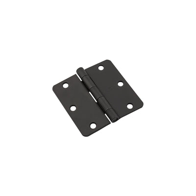 National Hardware 3-1/2 in. L Black Door Hinge