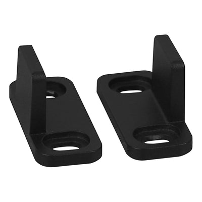 National Hardware 1-3/4 in. L Matte Black Aluminum Double Floor Guide