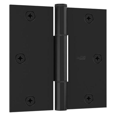 National Hardware Squeak Guard 3.5 in. L Matte Door Hinge 3 pk