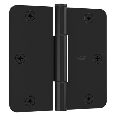 National Hardware Squeak Guard 3.5 in. L Matte Door Hinge 3 pk