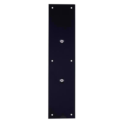 Brinks Commercial 15 in. L Matte Black Aluminum Pull Plate