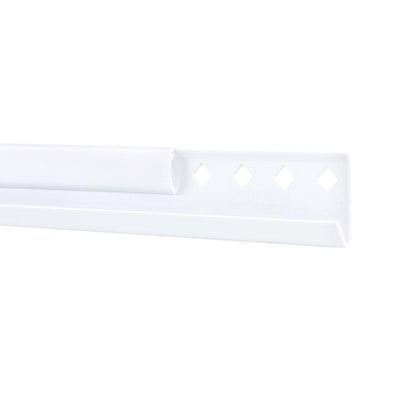 Organized Living Freedom Rail 2.25 in. H X 0.5 in. W X 78 in. L Epoxy Coated Steel Hanging Rail