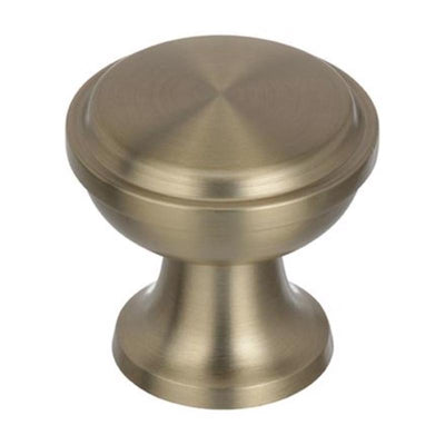 Amerock Westerly Round Cabinet Knob 1-3/16 in. D 1-3/16 in. Golden Champagne