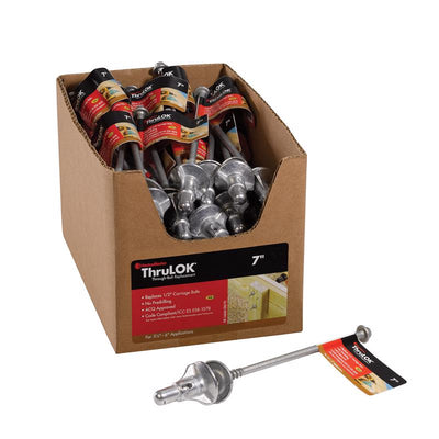 FastenMaster ThruLOK 1/2 in. X 7 in. L Hex Galvanized Steel Lag Screw
