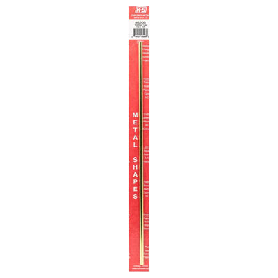 K&S 7/32 in. D X 12 in. L Round Brass Tube