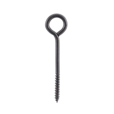 Wright 1/4 in. D X 3-3/4 in. L Black Steel Lag Screw Eye 150 lb