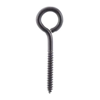 Wright 5/16 in. D X 4 in. L Black Steel Lag Screw Eye 225 lb