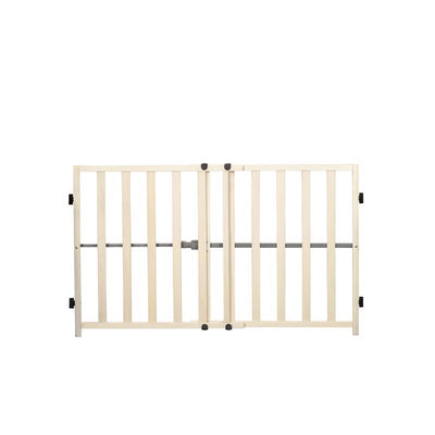 Regalo Ivory Wood Expandable Baby Gate