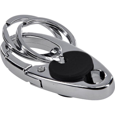 HILLMAN Metal Silver Split Key Clip