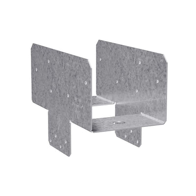 Simpson Strong-Tie 4 in. H X 3.56 in. W 16 Ga. Galvanized Steel Post Cap