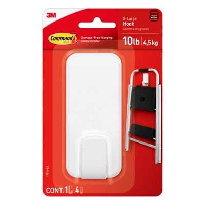 3M Command Extra Large Plastic Hook 4.47 in. L
