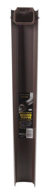 Amerimax Dripper Flipper 2.5 in. H X 4.5 in. W X 30 in. L Brown Vinyl Downspout Extension