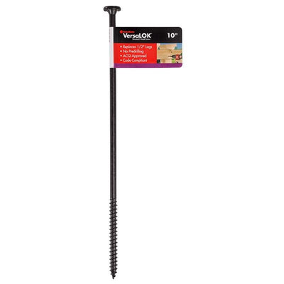 FastenMaster VersaLOK 10 in. L Torx Ttap Galvanized Coarse Structural Wood Screws