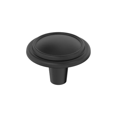 Amerock Everyday Basics Hatfield Round Cabinet Knob 1-1/4 in. D 7/8 in. Matte