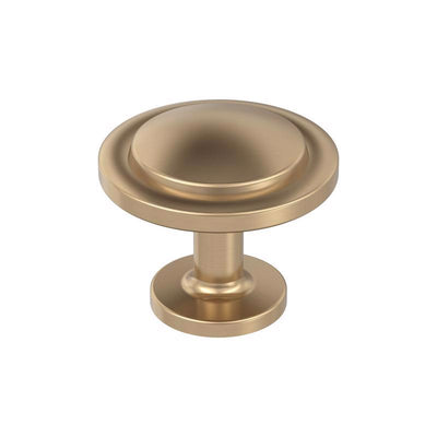 Amerock Everyday Basics Loop Round Cabinet Knob 1-3/16 in. D 1 in. Champagne Bronze