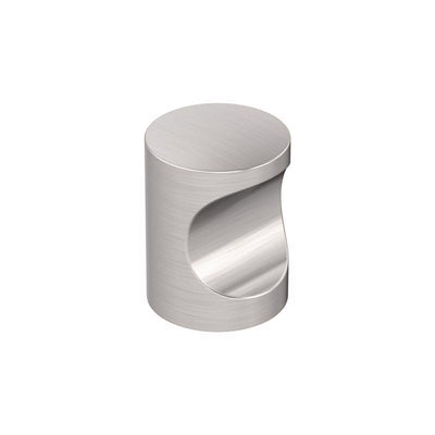 Amerock Whistle Contemporary Round Cabinet Knob 11/16 in. D 0.93 in. Satin Nickel
