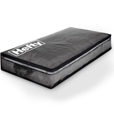 Hefty Underbed Black/Clear Storage Bag 6 in. H X 39 in. W X 20 in. D