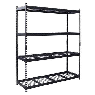 Ar Shelving HD Metal Shelf 72 in. H X 60 in. W X 20 in. D Steel 4-Tier Shelving Unit
