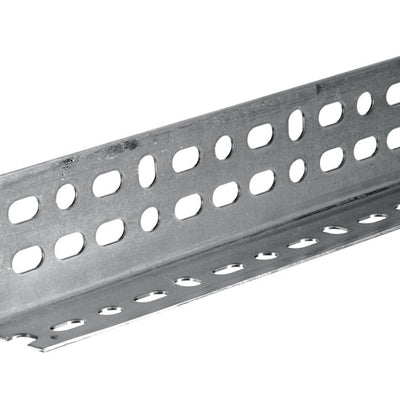 SteelWorks 0.075 in. X 2-1/4 in. W X 72 in. L Zinc Plated Steel Slotted Angle
