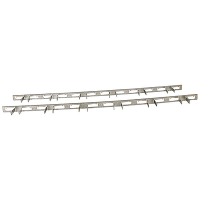 Crawford 48 in. L Zinc-Plated Silver Steel Tool Rack Hook Rack