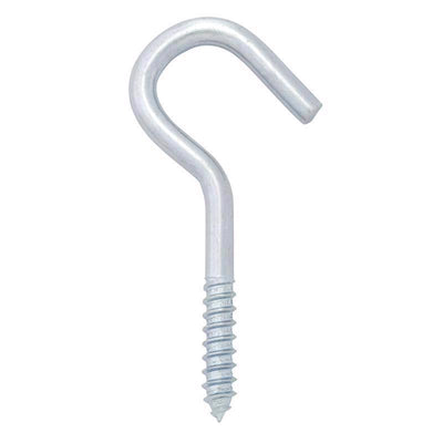 Hampton Small Zinc-Plated Silver Steel 4.1875 in. L Clothesline Hook 215 lb