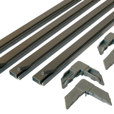 Prime-Line Bronze Aluminum 5/16 in. W X 3/4 in. L Screen Frame Kit