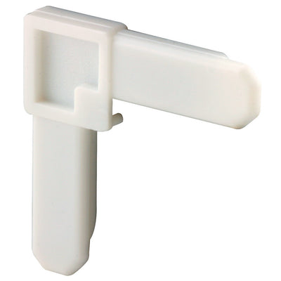Prime-Line White Plastic 7/16 in. W X 3/4 in. L Screen Frame Corner