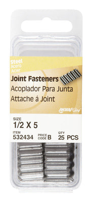 HILLMAN 1/2 in. Joint Galvanized Steel Joint Fastener Joint Head