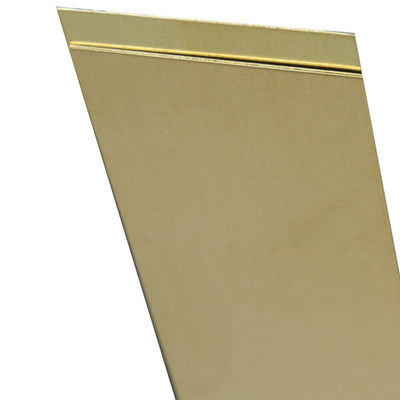 K&S 0.093 in. X 1/2 in. W X 12 in. L Mill Brass Metal Strip
