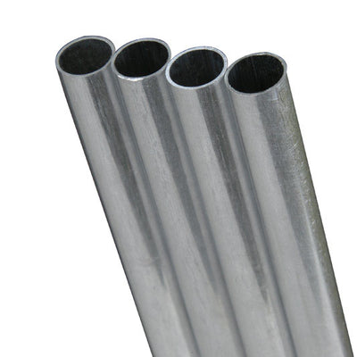 K&S 1/8 in. D X 1 ft. L Round Aluminum Tube