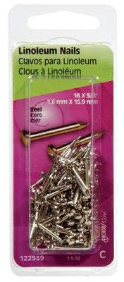 HILLMAN Anchor Wire 5/8 in. Binding Nickel Steel Nail Flat Head