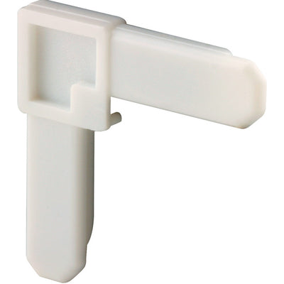 Prime-Line White Plastic 3/8 in. W X 3/4 in. L Screen Frame Corner