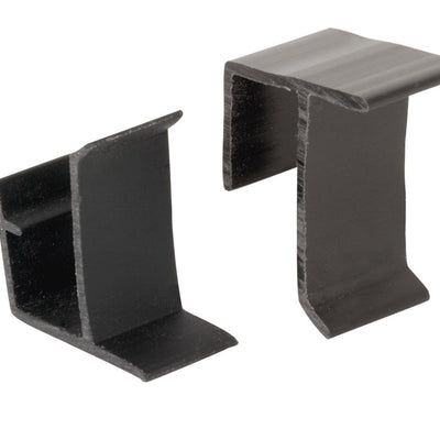 Prime-Line Black Plastic Retainer Clip For 7/8 inch 4 pk
