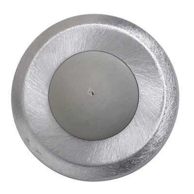 Tell Stainless Steel Satin Chrome Silver Wall Door Stop Mounts to wall 2-1/2 in.