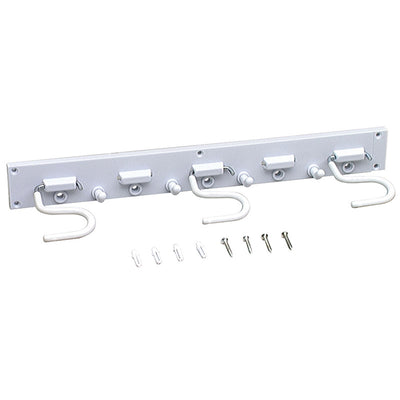 Crawford 16 in. L White Steel Adjustable Storage Organizer Rack 12 lb. cap.