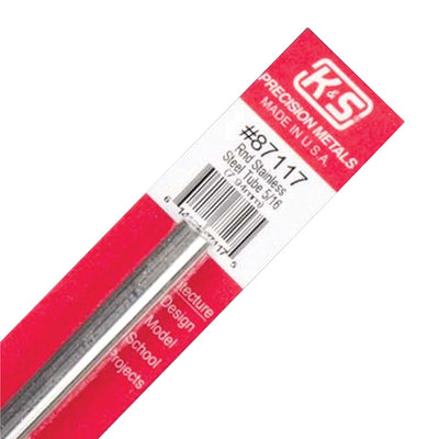 K&S 5/16 in. D X 1 ft. L Stainless Steel Tube
