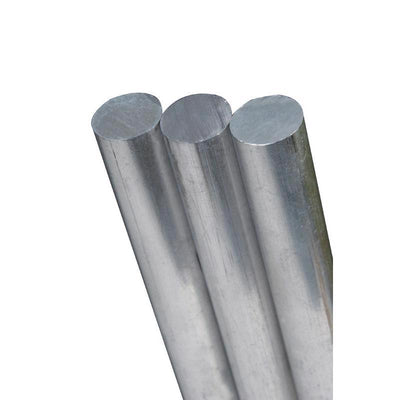 K&S 1/2 in. D X 12 in. L Stainless Steel Unthreaded Rod