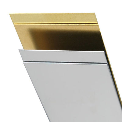 K&S 12 in. L X 1/2 in. W Stainless Steel Strip