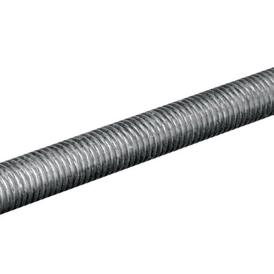 SteelWorks 7/16 in. D X 24 in. L Low Carbon Steel Threaded Rod