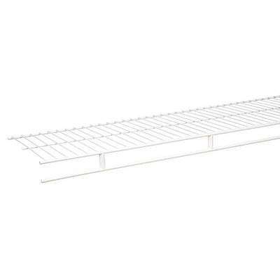 Rubbermaid 96 in. H X 12 in. W X 1.9 in. L Steel Wardrobe Shelf