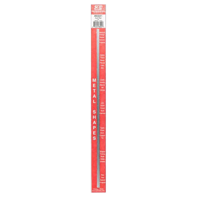 K&S 12 in. L X 1/16 in. D Aluminum Rod