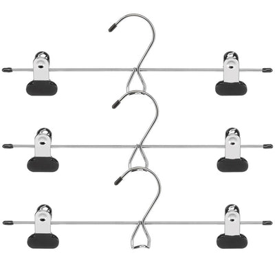 Whitmor 2 in. H X 13 in. W X 4 in. L Steel Black Skirt/Slack Hanger 3 pk