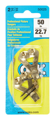 OOK Professional Picture Hanger 50 lb 2 pc