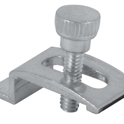 Prime-Line Mill Aluminum Storm Door Panel Clip For 1/2 inch 8 pk