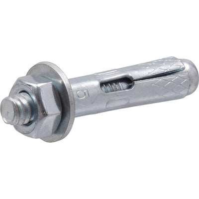 HILLMAN 5/16 in. D X 1-1/2 in. L Steel Hex Head Sleeve Anchors 35 pc