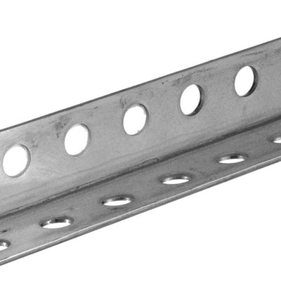 SteelWorks 0.106 in. X 1-1/4 in. W X 36 in. L Zinc Plated Steel Perforated Angle