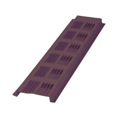 Air Vent 0.5 in. H X 2.6 in. W X 96 in. L Brown Aluminum Continuous Soffit Vent