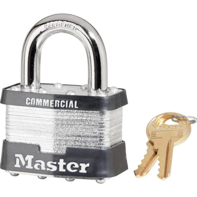 Master Lock 1-1/2 in. H X 2 in. W X 7/8 in. L Steel Double Locking Exterior Padlock
