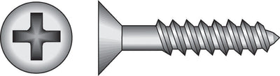 HILLMAN No. 10 X 2-1/2 in. L Phillips Black Phosphate Twin Thread Cabinet Screws